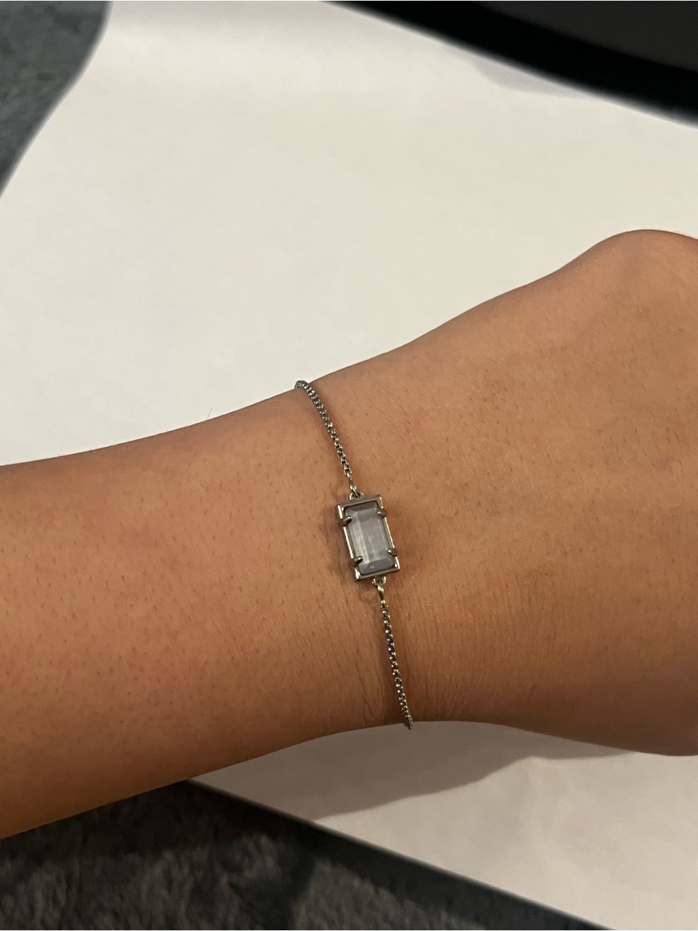 Kendra Scott silver & gray bracelet
